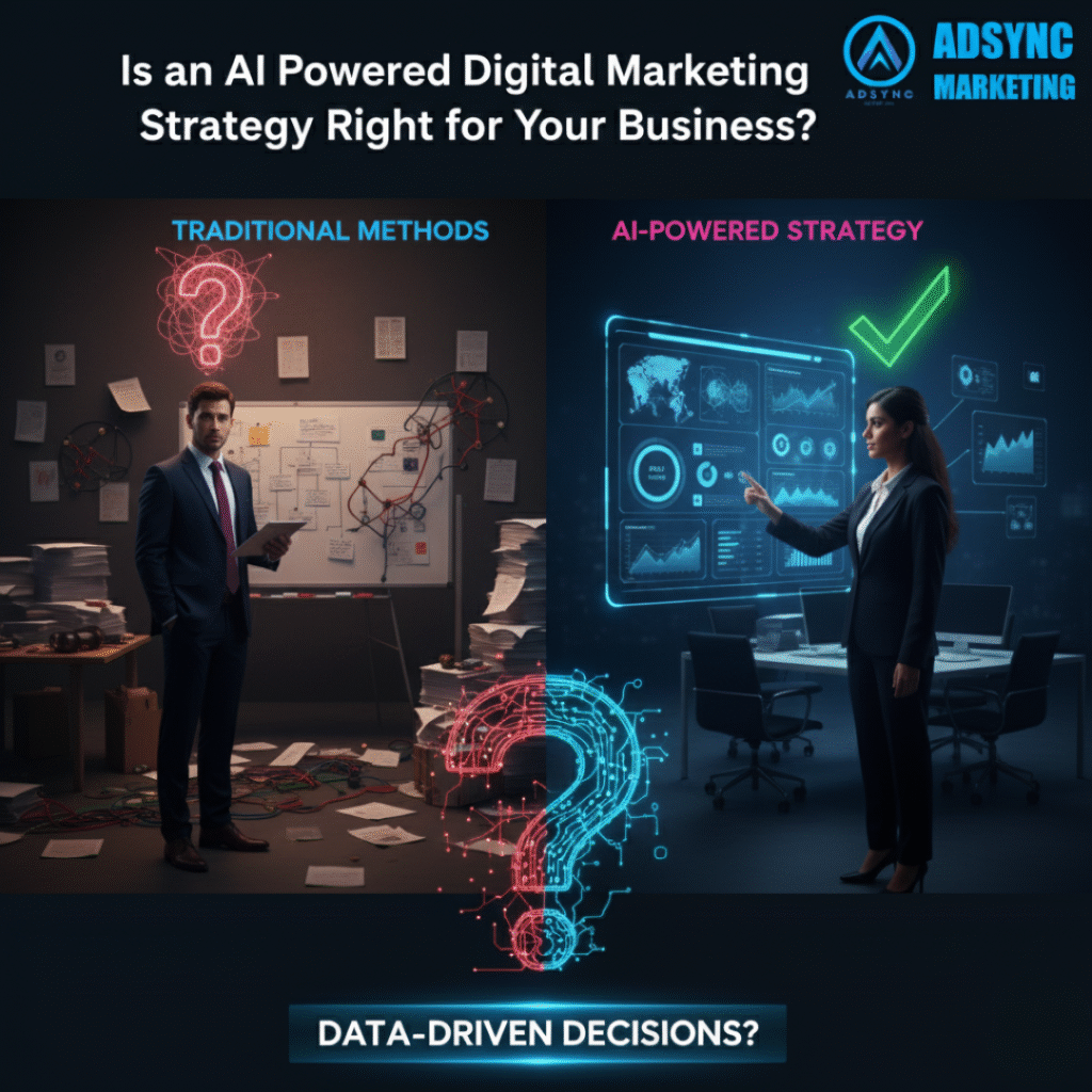 is an ai powered digital marketing strategy right for you.