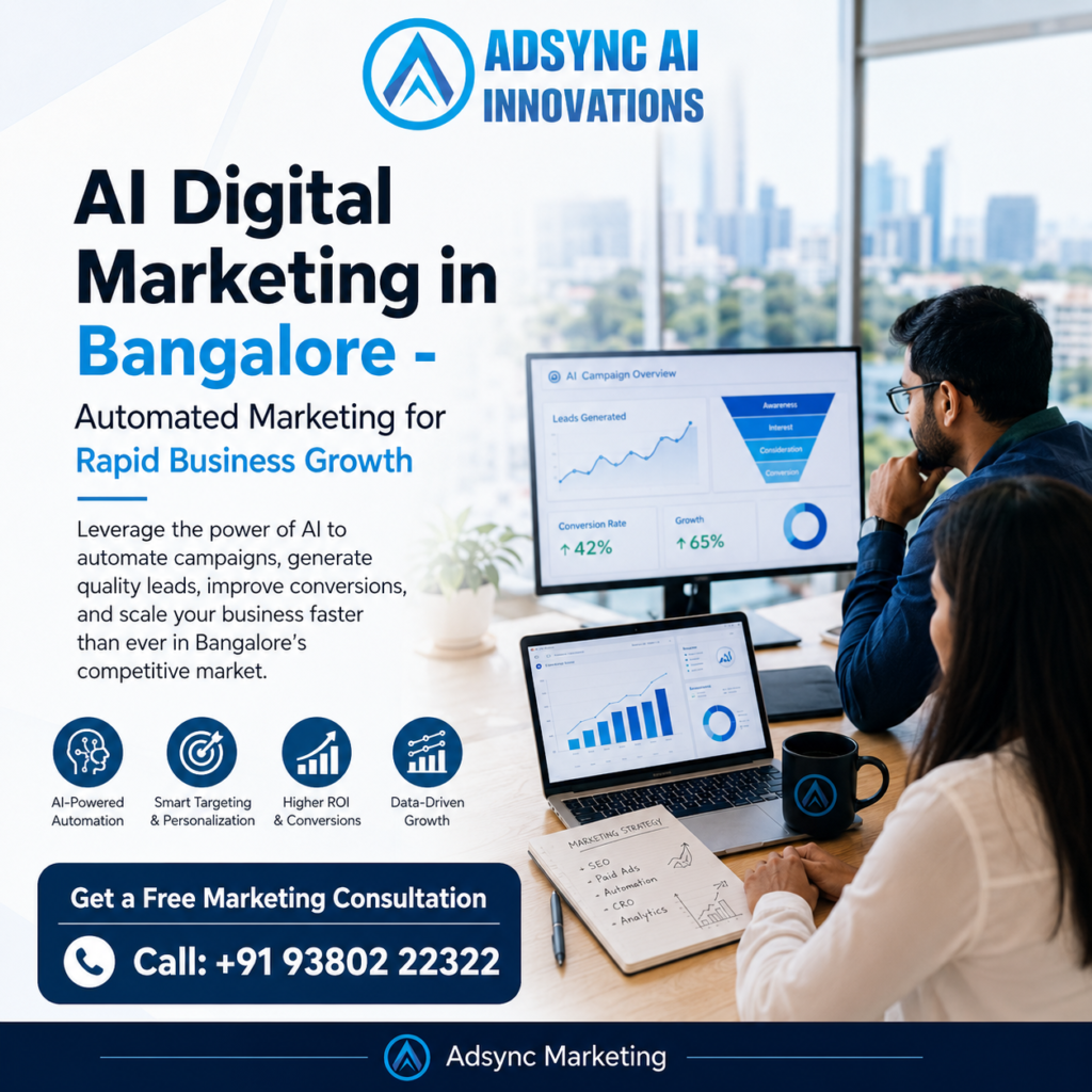 AI Digital Marketing in Bangalore: Rapid Growth
