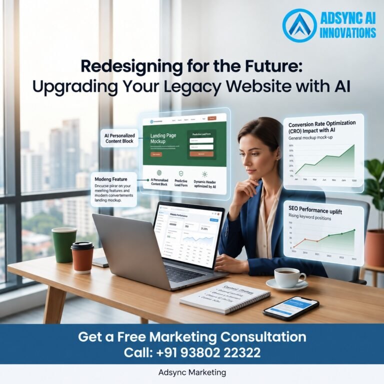 Redesigning for the Future: Upgrading Your Legacy Website with AI