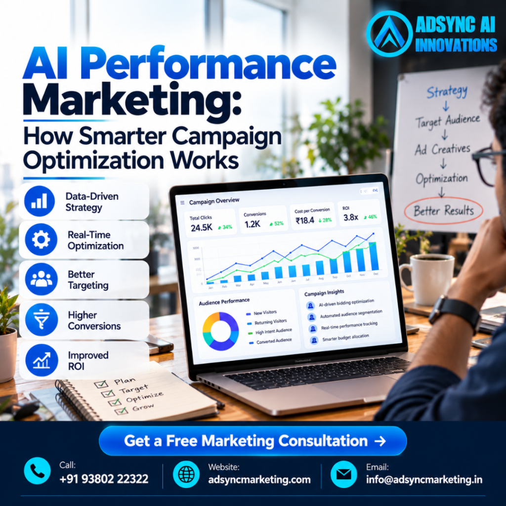 AI Performance Marketing: How Smarter Campaign Optimization Works @ AdSync AI Innovations