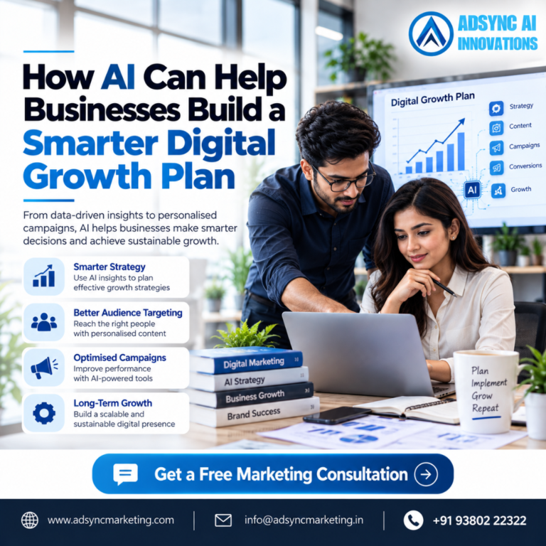 How AI Can Help Businesses Build a Smarter Digital Growth Plan @ AdSync AI Innovations