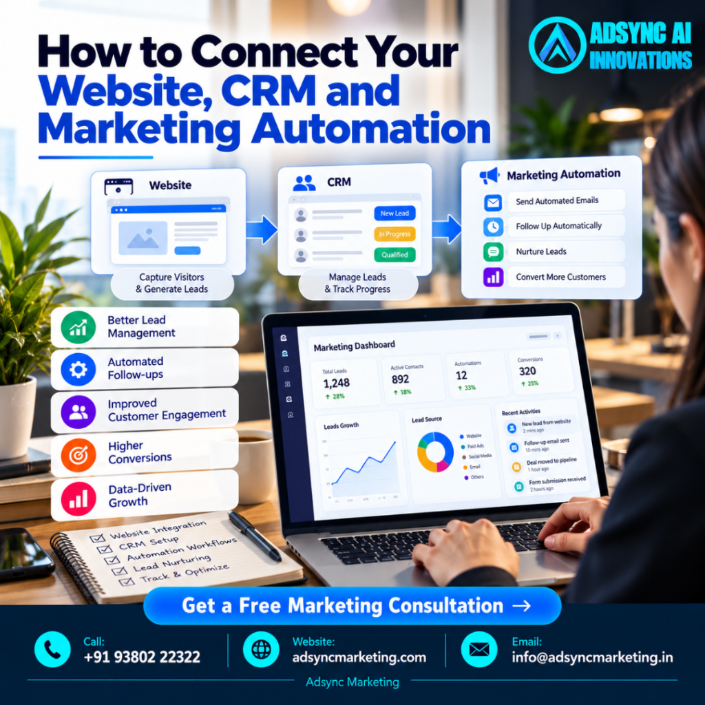 CRM Automation Bangalore: Connect Web & Lead Workflows